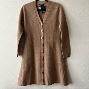 CLUB MONACO boiled wool cardigan dress, new with tags